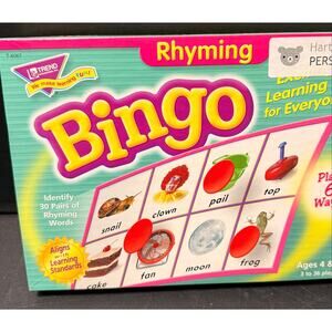 Rhyming Bingo game by Trend Enterprises, Inc. learning preschool elementary
